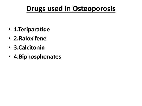 Ppt Treatment Of Osteoporosis Powerpoint Presentation Free Download