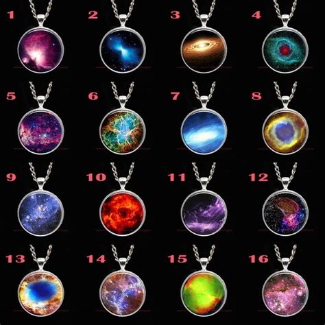 Items Similar To Galaxy Necklace Nebula Necklace Universe Necklace