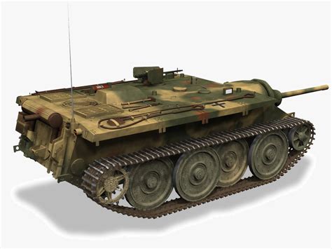 Germany Tanks E10 Panzer 3d Model Germany Tank Tank 3d Model