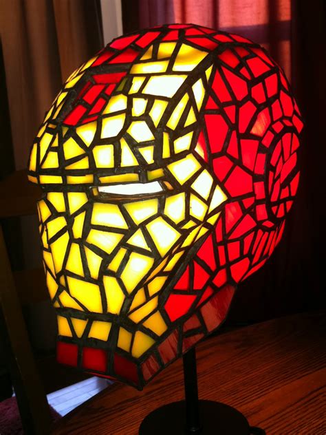 Its A Dans World Stark Features The Stained Glass Iron Man Lamp You
