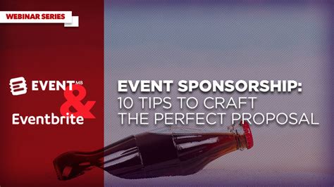 Event Sponsorship 10 Tips To Craft The Perfect Proposal Eventbrite