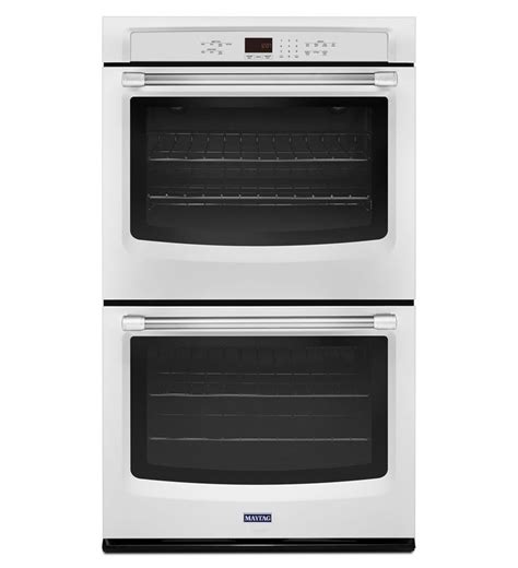 30 Inch Double Wall Oven With Precision Cooking System Maytag White