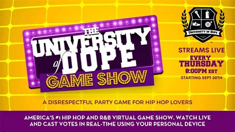 The University Of Dope Game Show S3 Ep 6 Youtube