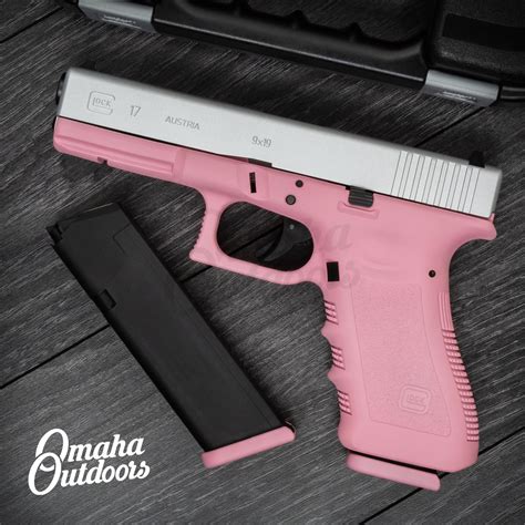 Glock 17 Gen 3 Victoria Pink Pistol Satin Aluminum Slide 17 Rd 9mm