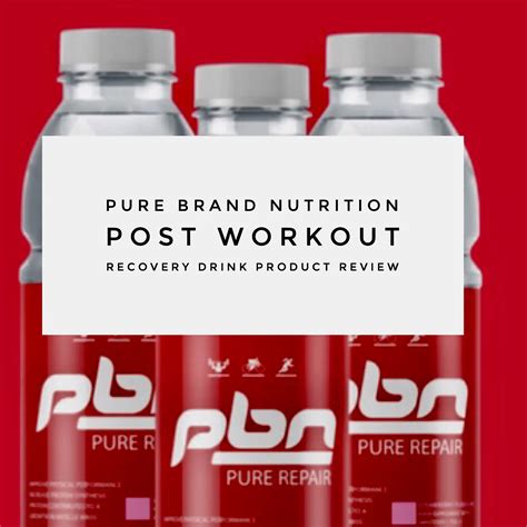 Pure Brand Nutrition Post Workout Recovery Drink Product Review Real