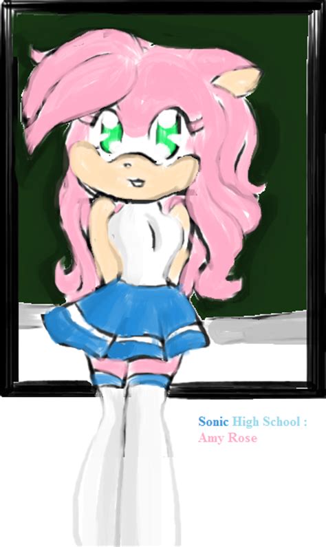 Sonic High School Amy Rose By Xxshiny Rosexx On Deviantart