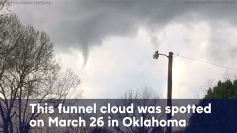 Funnel Cloud Spotted In Konawa Oklahoma Abc7 Chicago