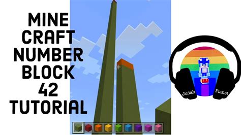 Minecraft Numberblock 42 Tutorial Youtube