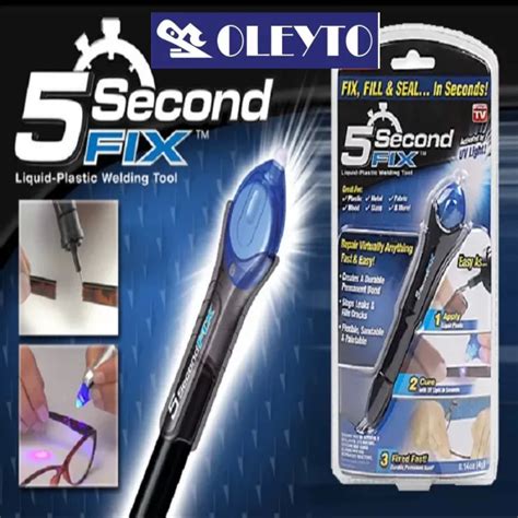 5 Second Fix Liquid Plastic Welding Repair Tool As Seen On Tv Blue