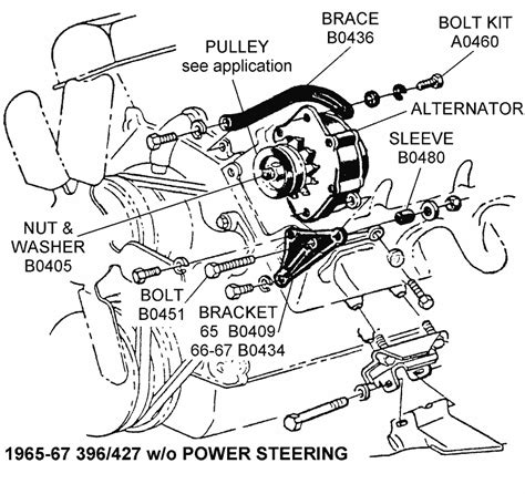 Power Steering Pump Parts Diagram