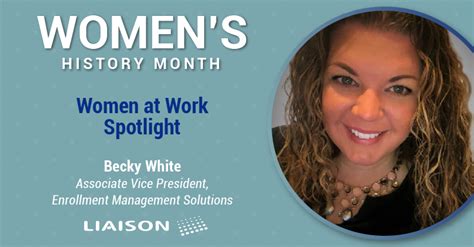 Womens History Month Women At Work Spotlight Why Becky White Believes “your Voice Matters