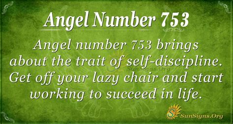 Angel Number 753 Meaning Be Great At All You Do Sunsignsorg
