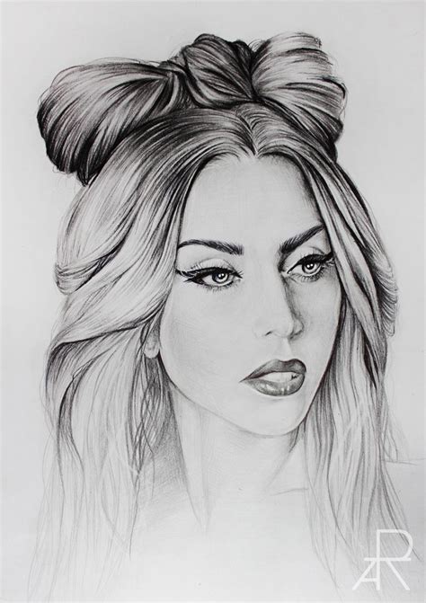 And if you need more inspiration and tutorials, just open any of our drawings. pencil drawing of Lady Gaga / more at: www.facebook.com ...