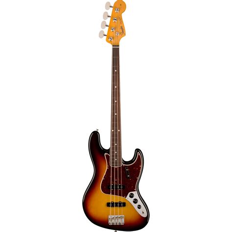Fender American Vintage Ii 1966 Jazz Bass Rw 3 Color Sunburst Electric