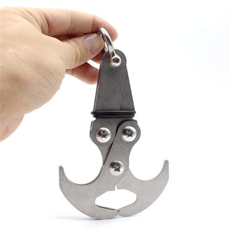 Multi Purpose Stainless Steel Survival Folding Grappling Hook Climbing