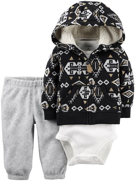 Carters Baby Boys 3 Piece Print Cardigan Set Baby Atoz Store