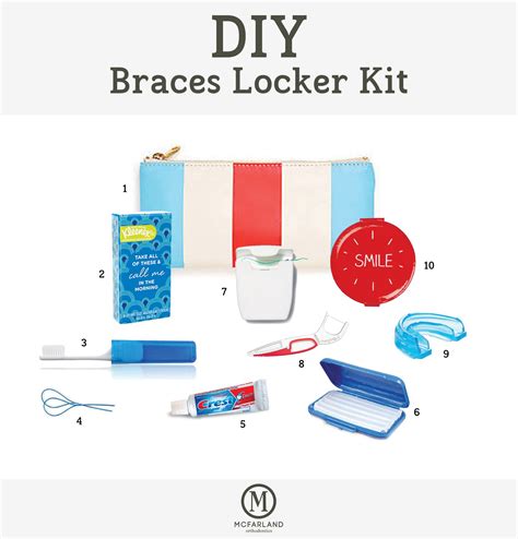 Check spelling or type a new query. DIY Braces Locker Kit This is the perfect DIY kit for students going back to school with braces ...