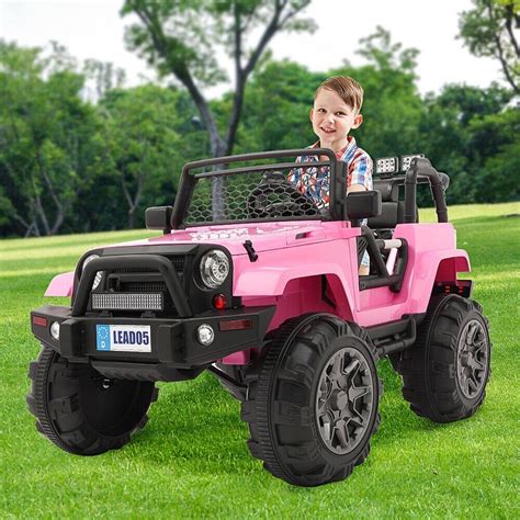 Jeep Carro Para Niños Montable Eléctrico Carrito 12v Moda Mercadolibre