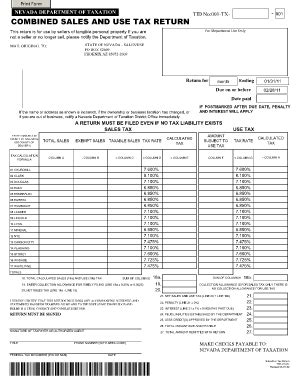 Other forms regarding sales and use tax. Nevada Taxation Sales Use Forms To Print - Fill Online, Printable, Fillable, Blank | PDFfiller