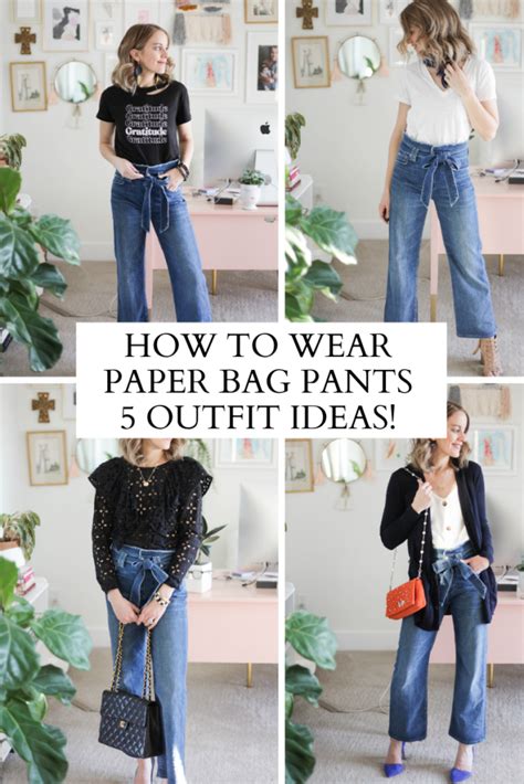 how to wear paper bag pants 5 ways to style them paisley and sparrow