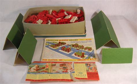 Vintage American Plastic Bricks ELGO Plastics Rare VTG Lot Toy Play Set USA Antique Price