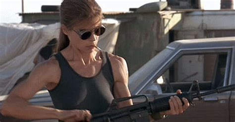 Terminator 2 Sarah Connor Terminator 1 Cinematosis Los Rostros De
