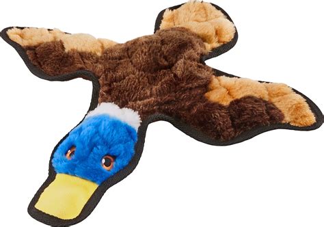 Frisco Flat Plush Squeaking Duck Dog Toy Medium
