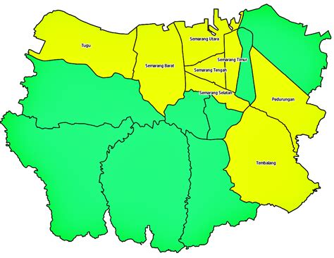 Peta Kota Semarang Peta Lengkap Indonesia Peta Batas Administrasi