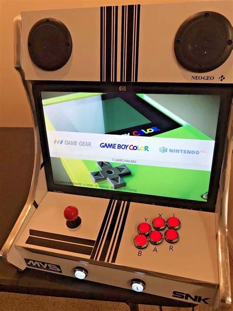 Custom Mini Bartop Arcade Game Machine Cabinet Neo Geo Theme Retropie