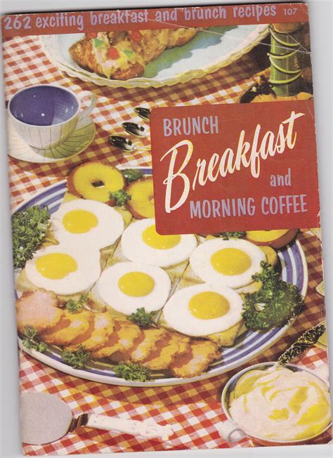Brunch Breakfast Cookbook Vintage Recipes Vintage Cookbooks