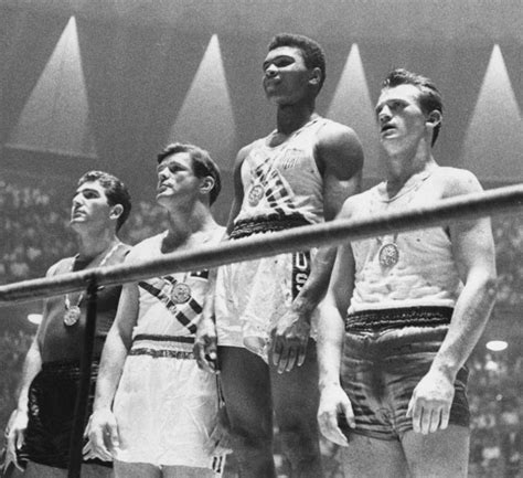 Year Old Boxer Cassius Clay Later Muhammad Ali Wins Olympic Boxing Gold At The Rome