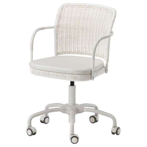 Ikea Gregor Desk Chair White Rattan Swivel Office Chair In Purley