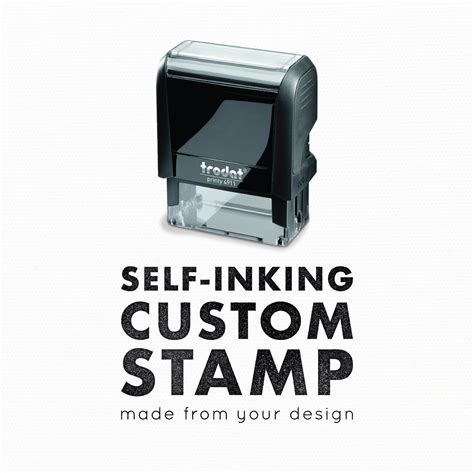 Self Inking Custom Made Rubber Stamp — Modern Maker Stamps