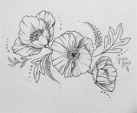 Newest Poppy Tattoo Design For Lucyrae Poppy Poppies