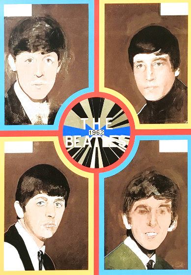 Peter Blake The Beatles 1962 Screenprint By Peter Blake