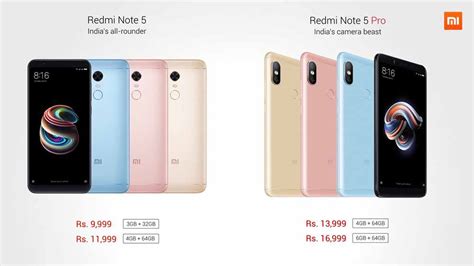 Compare prices and find the best price of xiaomi redmi note 5 pro. Meet the new Xiaomi Redmi Note 5 Pro and Redmi Note 5 ...