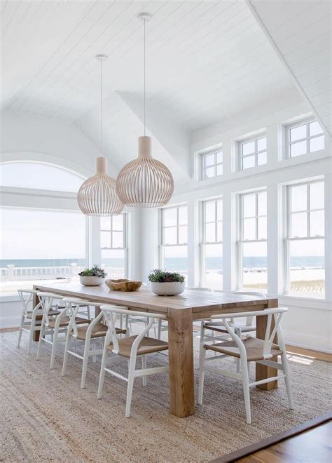 17 Most Inspiring Coastal Dining Rooms Beach House Dining Room