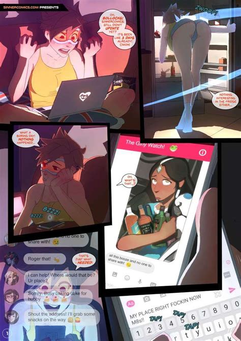 Porn Comic The Girly Watch Part Overwatch Sex Comic Guy Brought Pizza Porn Comics In