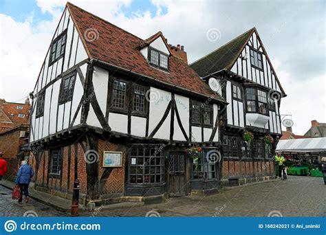 A Medieval Gabled And Timber Framed Building On Jubbergate Street In