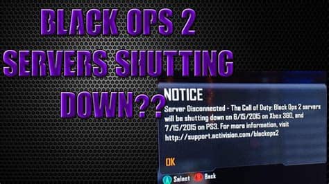 Youtube is a huge piece of income for me and not being able to hold regular streams is putting. BLACK OPS 2 SERVERS SHUTTING DOWN???? - YouTube