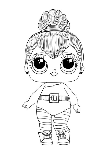 Lol Surprise Doll Coloring Pages To Print
