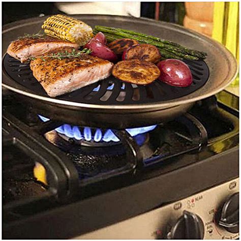 This one gets the job done. Buy Smokeless Indoor/Outdoor Stovetop BBQ Grill by Maze ...