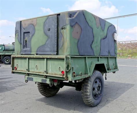 M103a3 2 Wheel 1 12 Ton Cargo Trailer With Fiberglass Shelter Hardtop