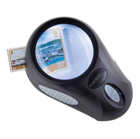 Magnifer Bullauge With 5x Magnification 6 Leds 3 Brightness Settings