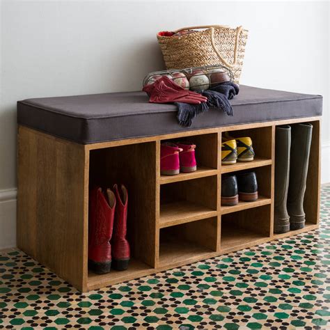 5% coupon applied at checkout. shoe storage bench by within home | notonthehighstreet.com