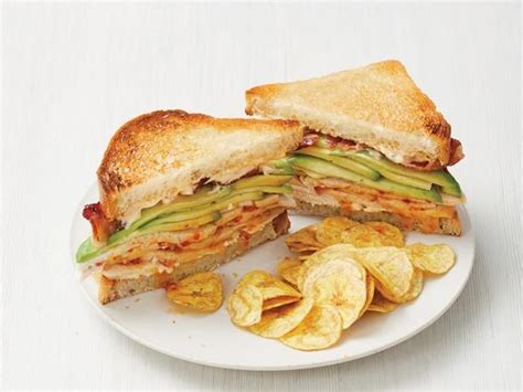 Chipotle Turkey Sandwiches With Bacon And Avocado Recipe Food