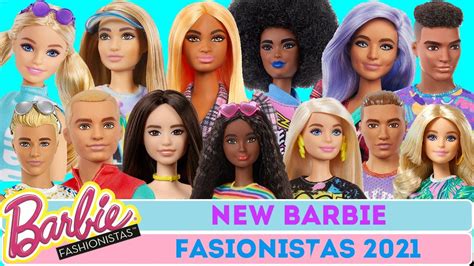 All New Barbie Fashionistas 2021 Youtube