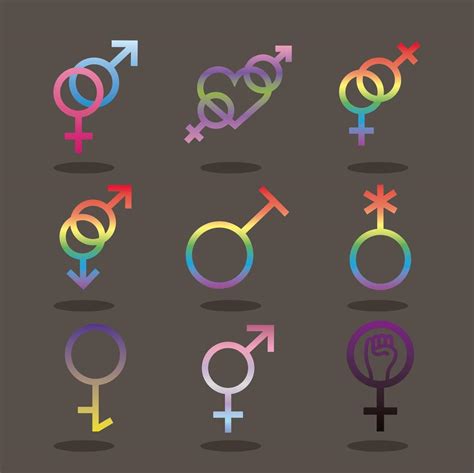 sexual orientation icon set 2485486 vector art at vecteezy