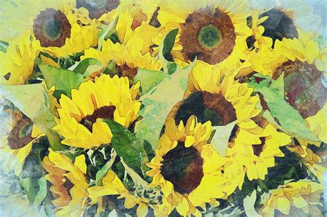 25 Watercolor Sunflower Paintings To Give Your Day A Smile