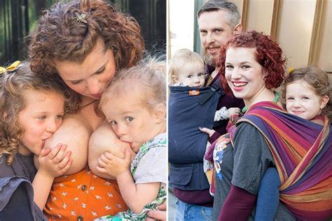 Mum Breastfeeds Her Five Year Old Daughter Before And After School